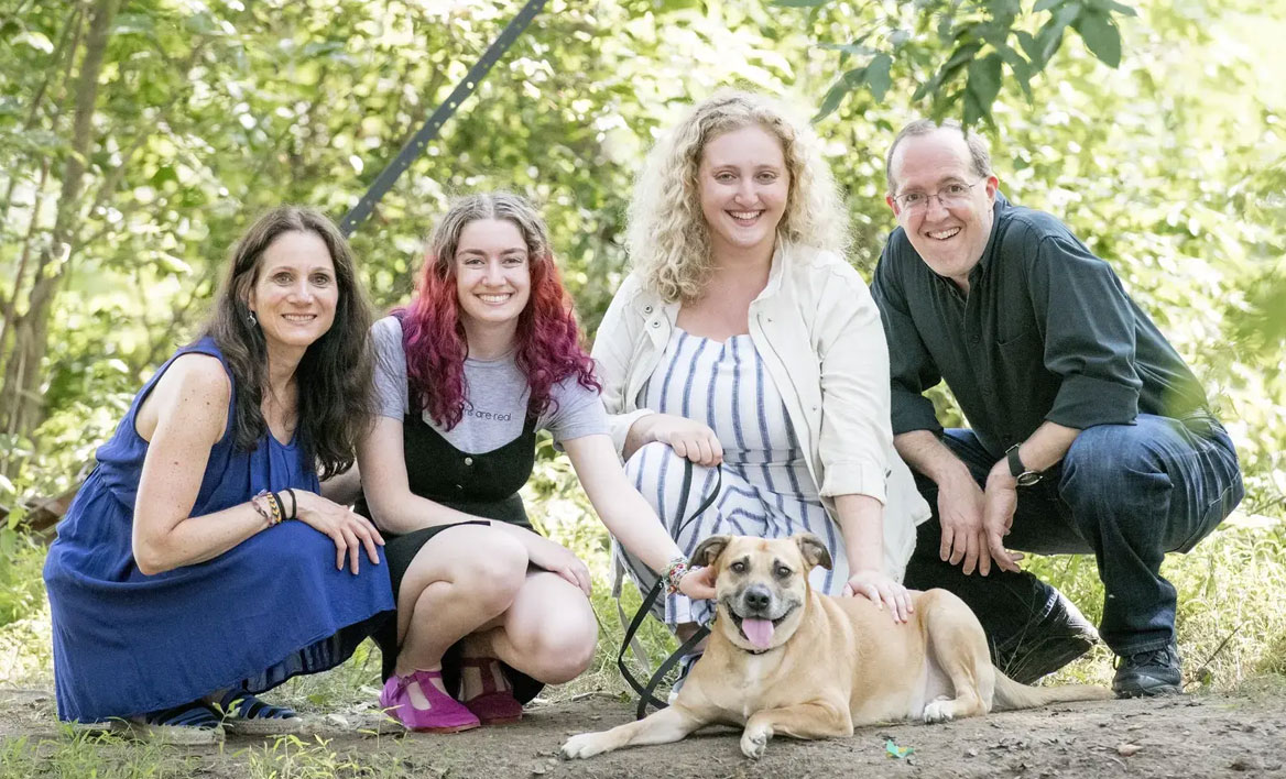 Photo of the Finn family, donors to VCU Brandcenter