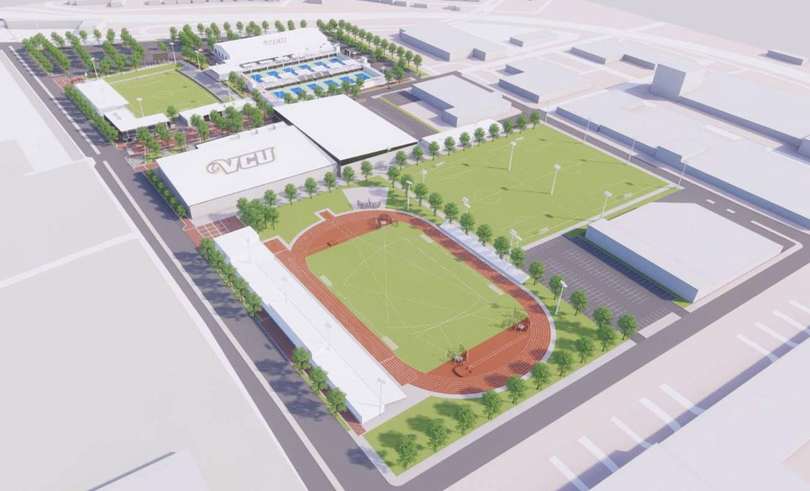 VCU Athletic Village rendering