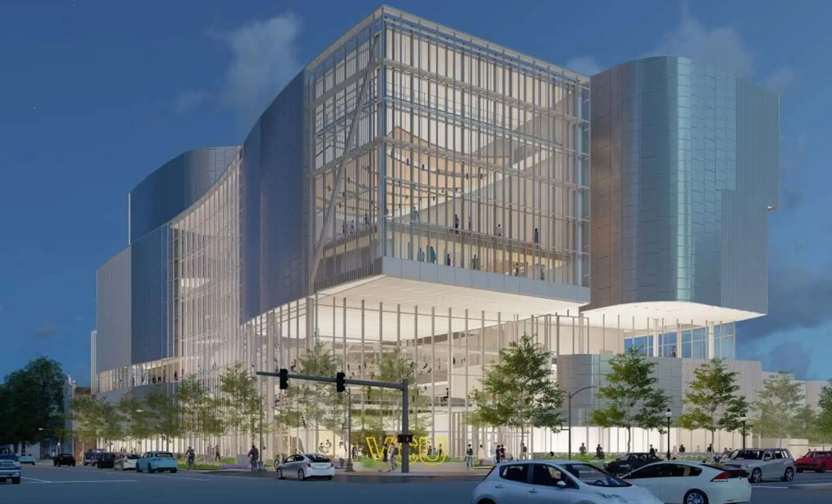rendering of the planned CoStar Center for Arts and Innovation