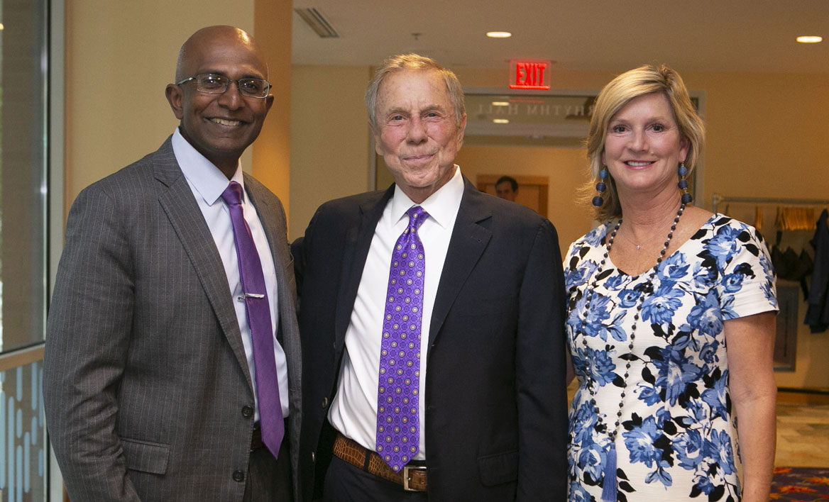 David and Christy Cottrell with Vigneshwar Kasirajan