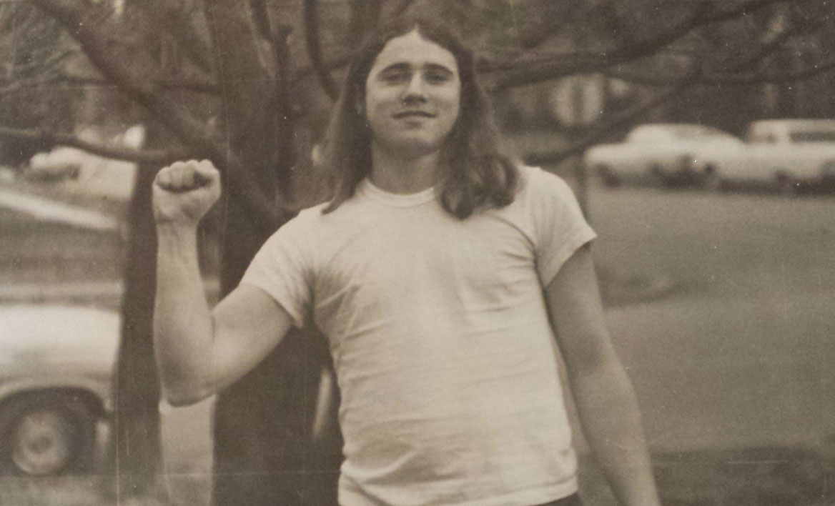 photo of Social Work alumnus and donor Lynn Doss as a student at VCU