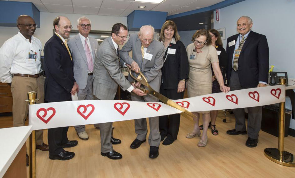 Pauley Heart Center ribbon cutting