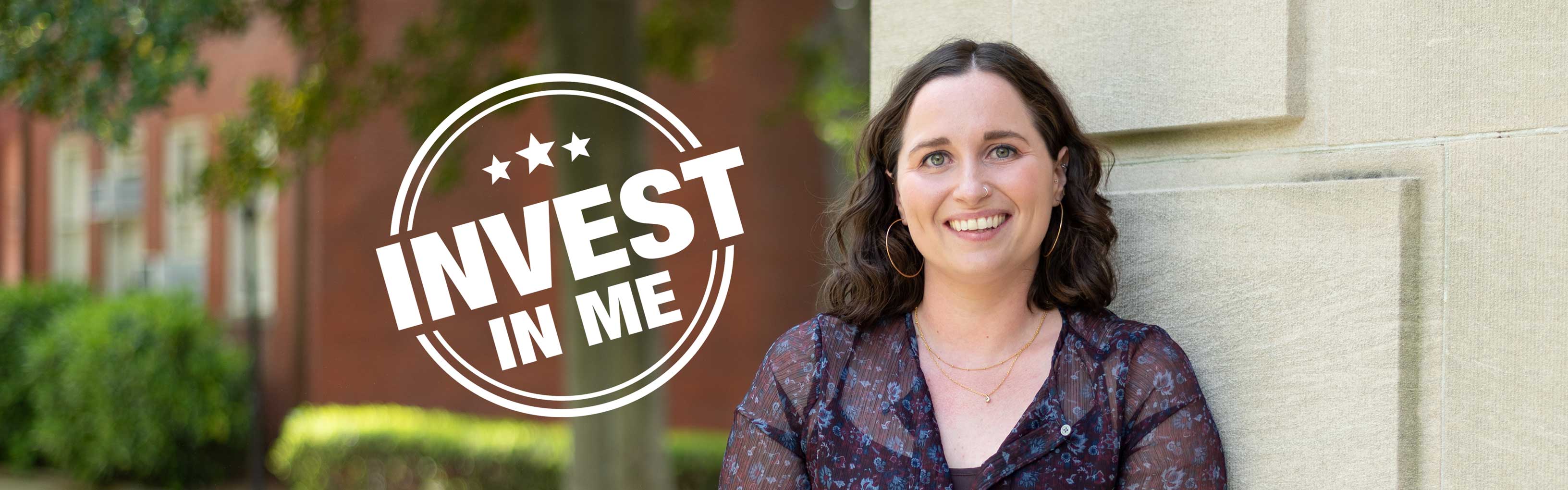 Amelie Rives with Invest In Me logo
