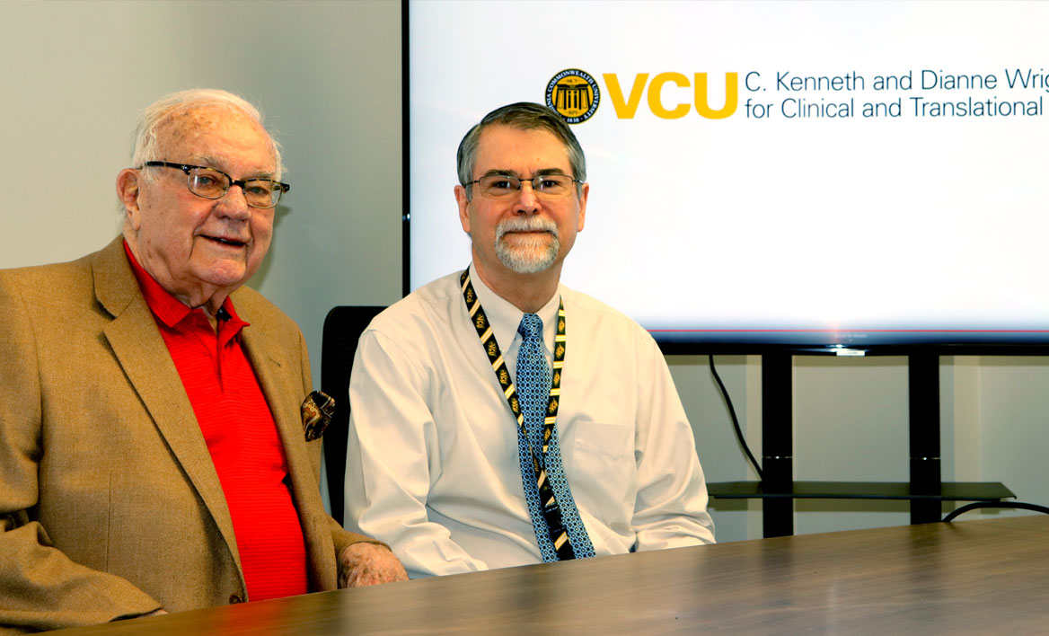 Ken Wright and CCTR director Dr. Moeller