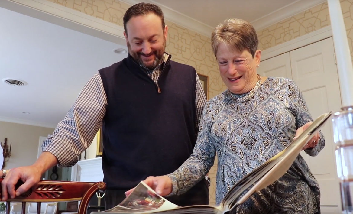 Photo of Cathy Plotkin and her son, Adam